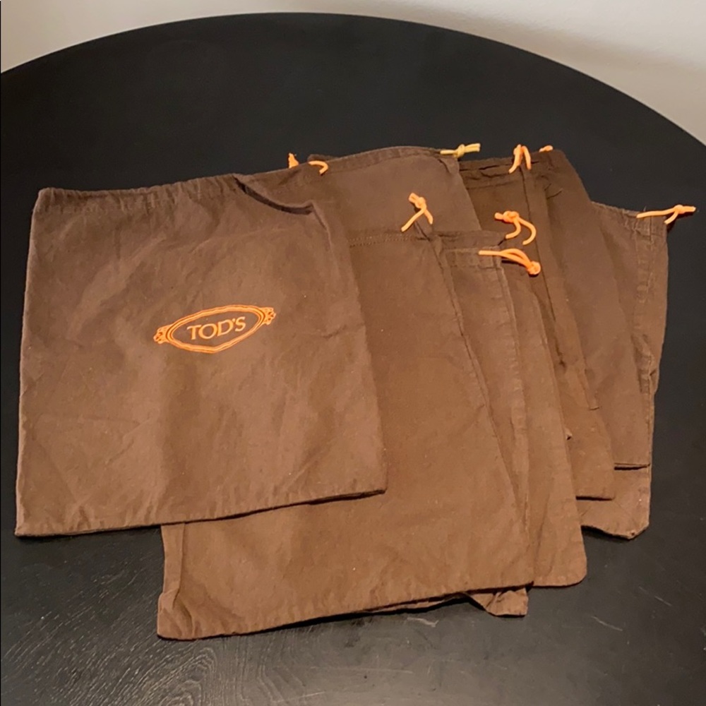 Tod’s Shoes Cotton Brown Dust Bags (8 Count)
